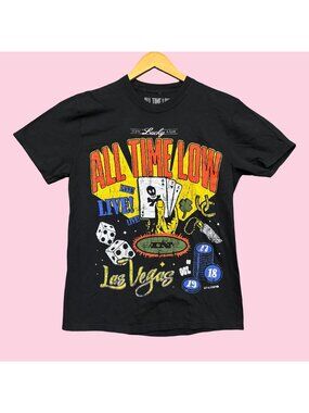 I Got Lucky and Saw All Time Low Live in Las Vegas Rock Band Tee M